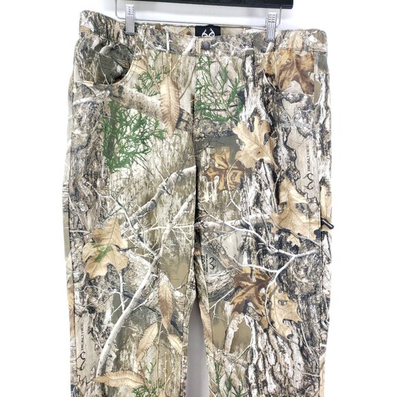 Realtree Mens Camouflage Hunting Pants Size M (32-34) Twill Fabric Full Leg - Picture 7 of 10